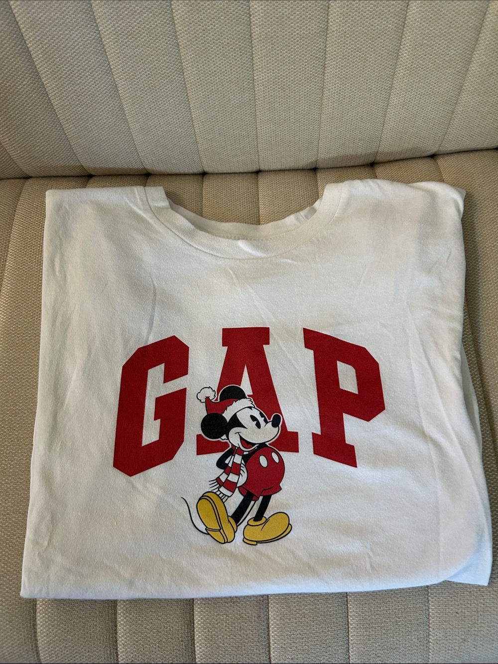 GAP Disney Mickey Mouse Christmas T-Shirt